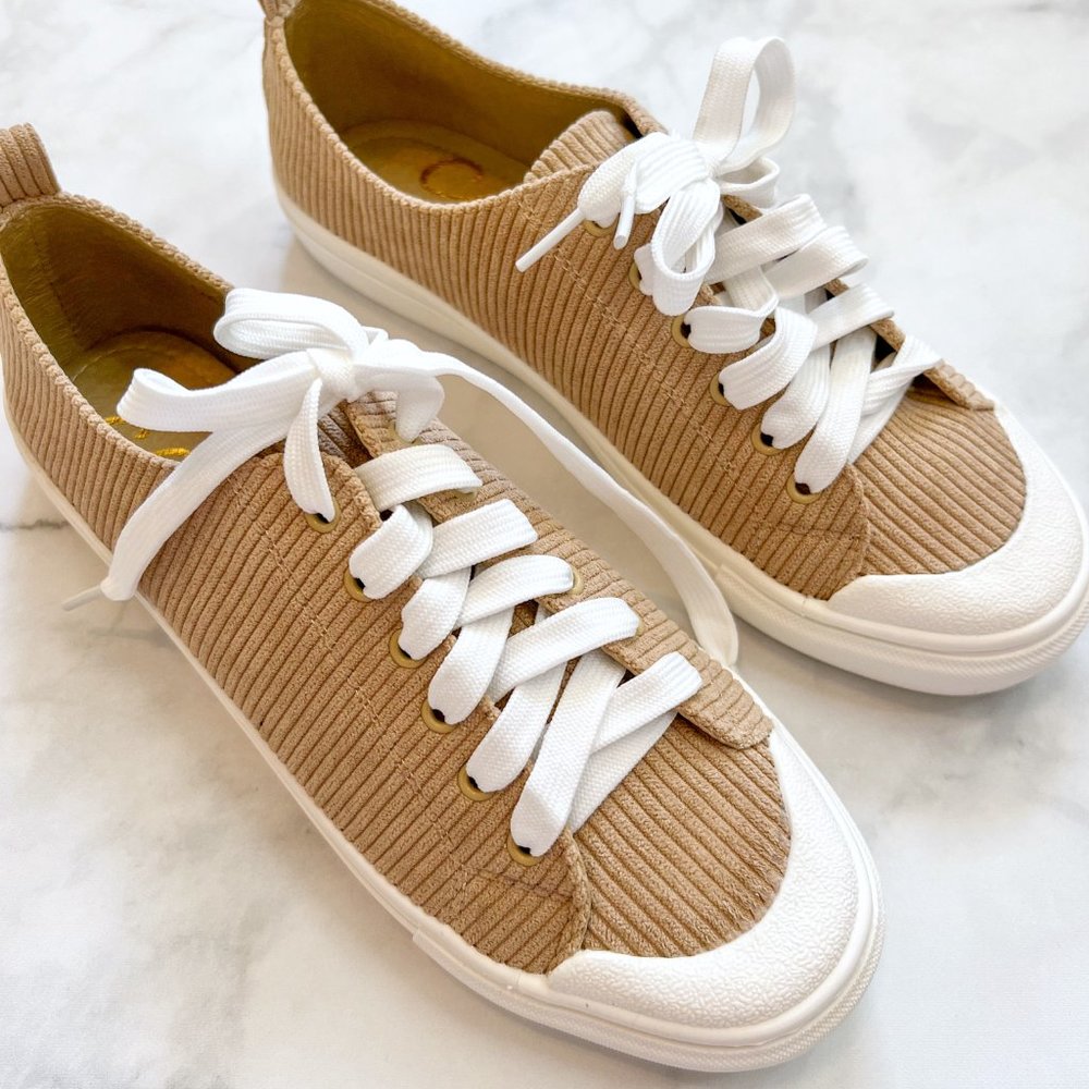 Red Dress Boutique Coffee Run Light Mocha Sneakers “Ccocci”